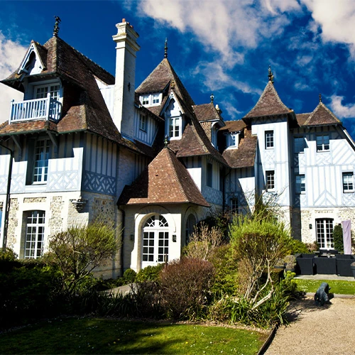 manoir de prestige à deauville en location